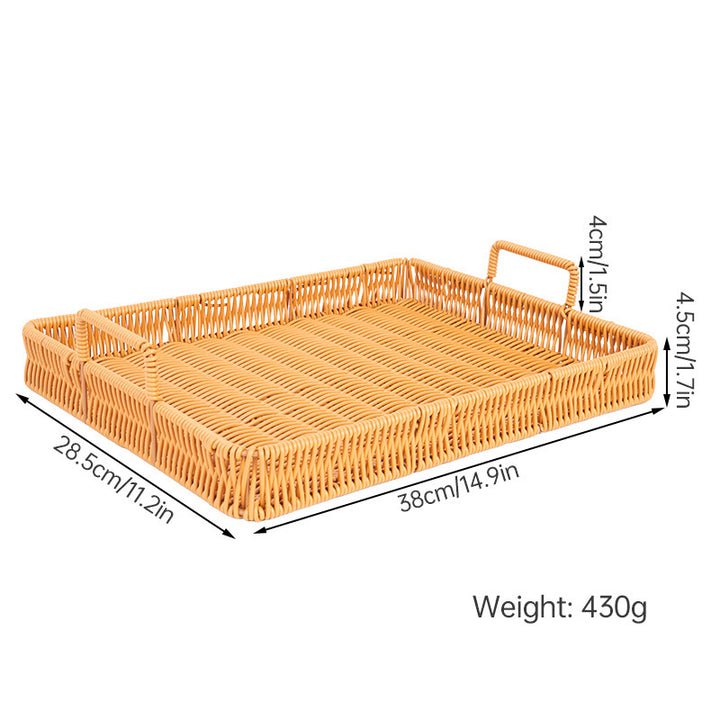Handwoven Serving Tray Kalsten