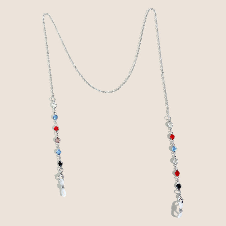 Decorative Colorful Crystal Eyewear Chain Kalsten