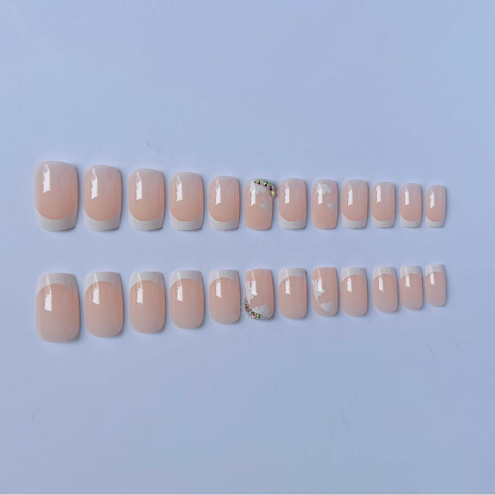Elegant Floral Nail Art Set
