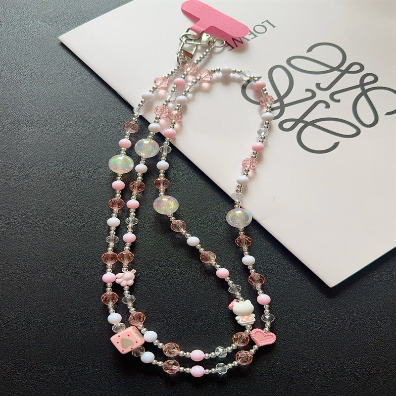 Decorative Multi-Color Beaded Necklace Kalsten