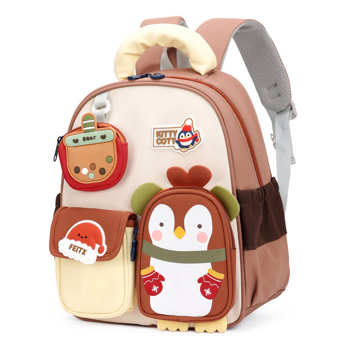 Children's Playful Character Design School Backpack