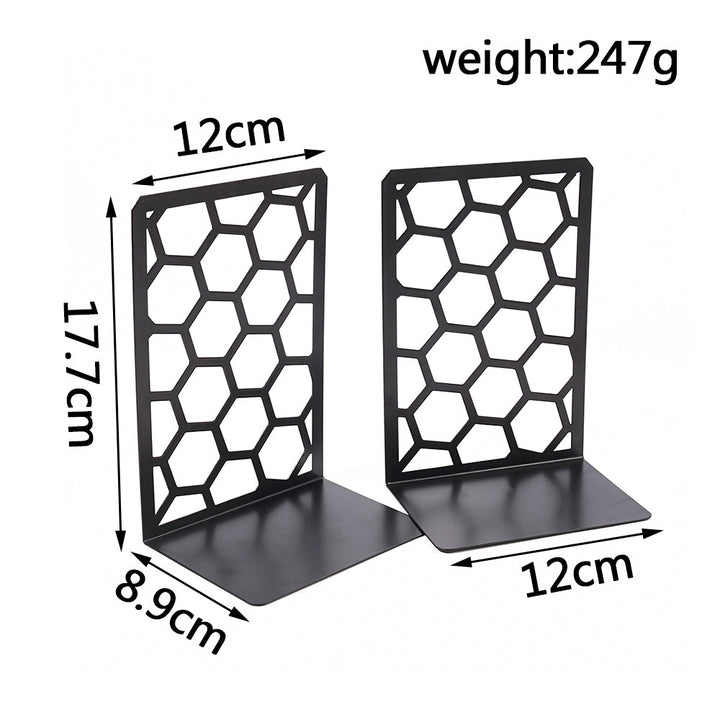 Artistic Geometric Design Bookends