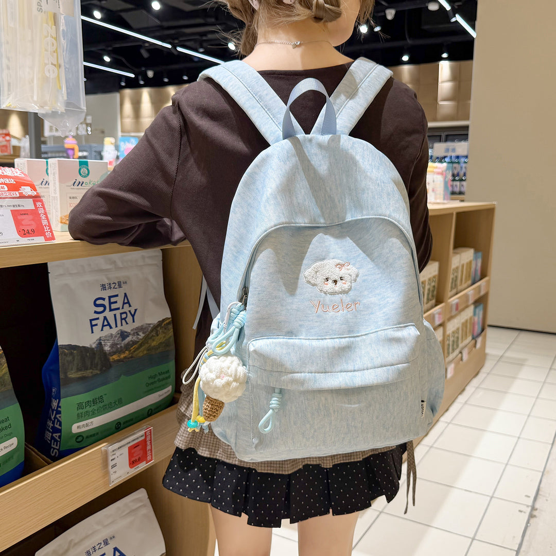 Embroidered Character Backpack Kalsten