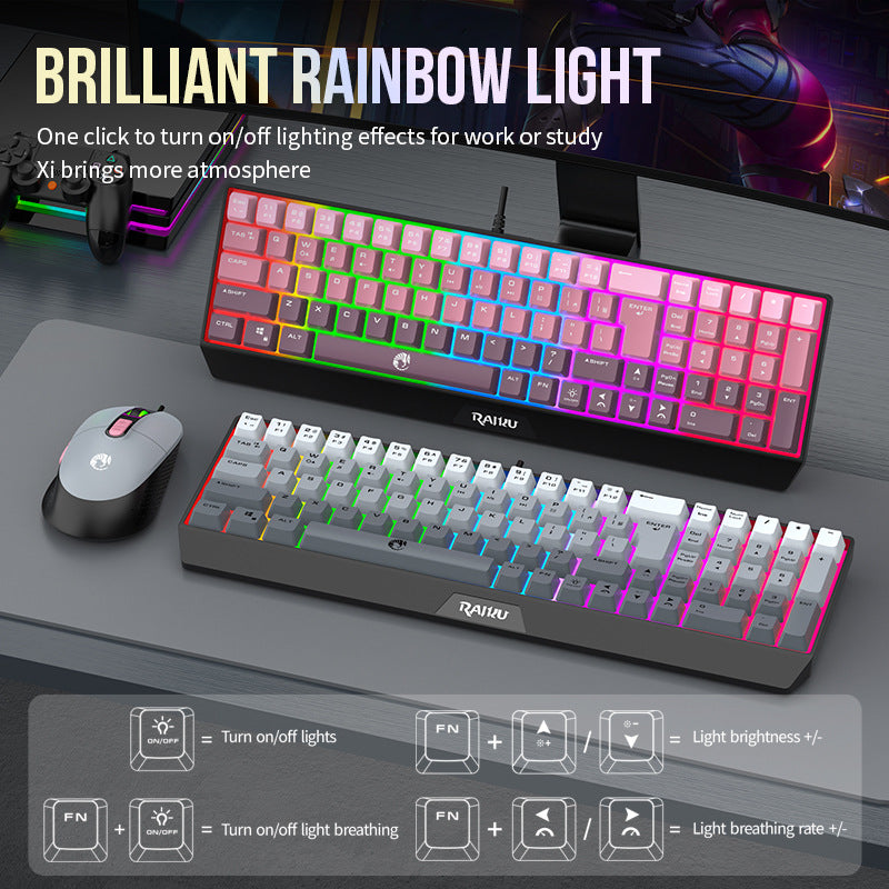 Ergonomic RGB Gaming Keyboard Kalsten
