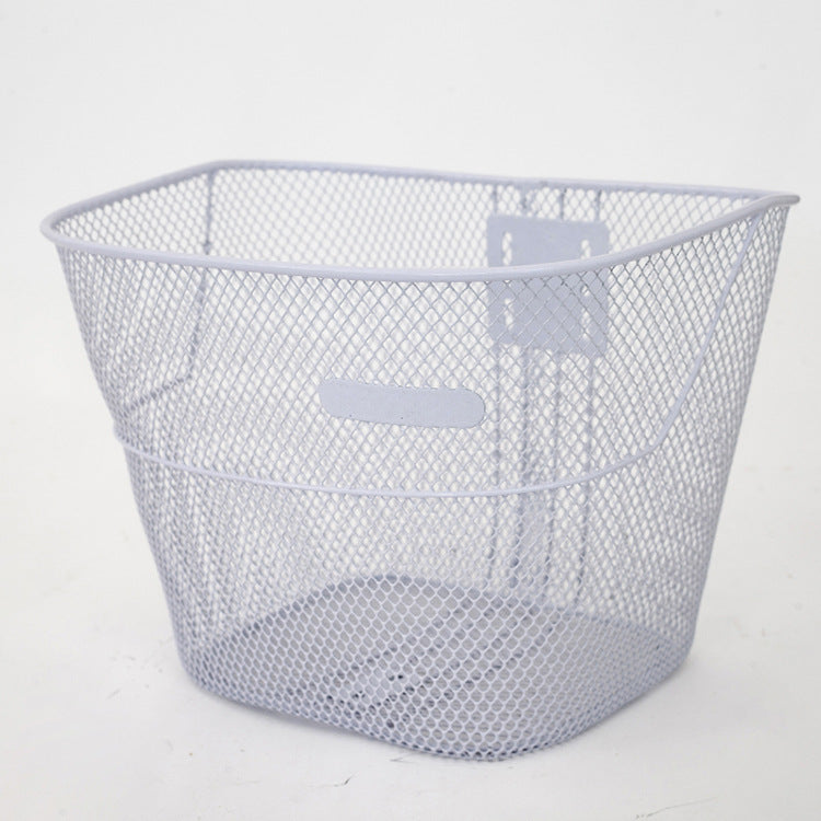 ventilated steel mesh bicycle front basket with quick-release bracket Kalsten
