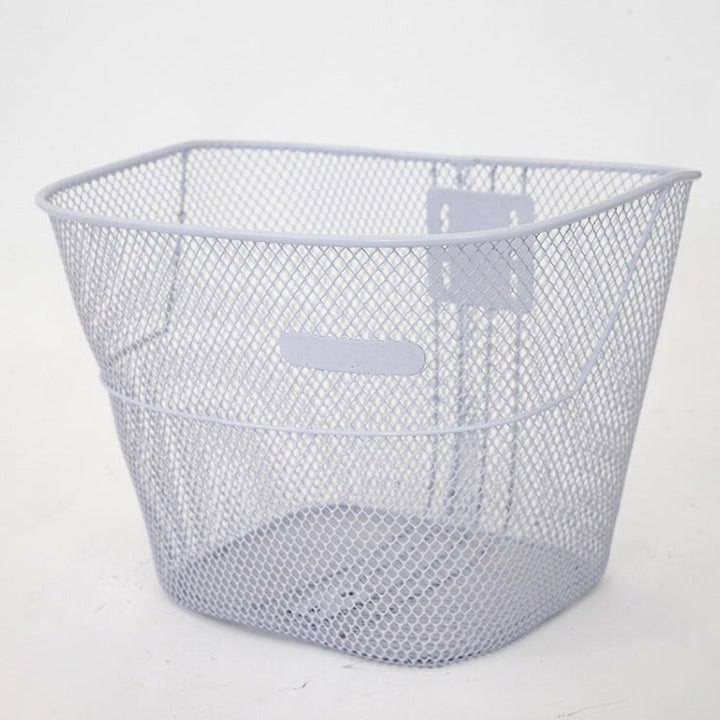 ventilated steel mesh bicycle front basket with quick-release bracket Kalsten