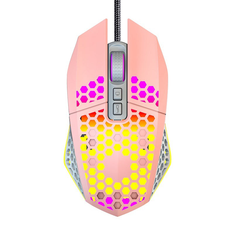 Gaming mouse with RGB lighting and ergonomic design Kalsten