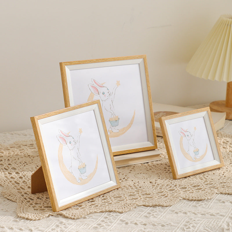 Whimsical Bunny Art Frame Set