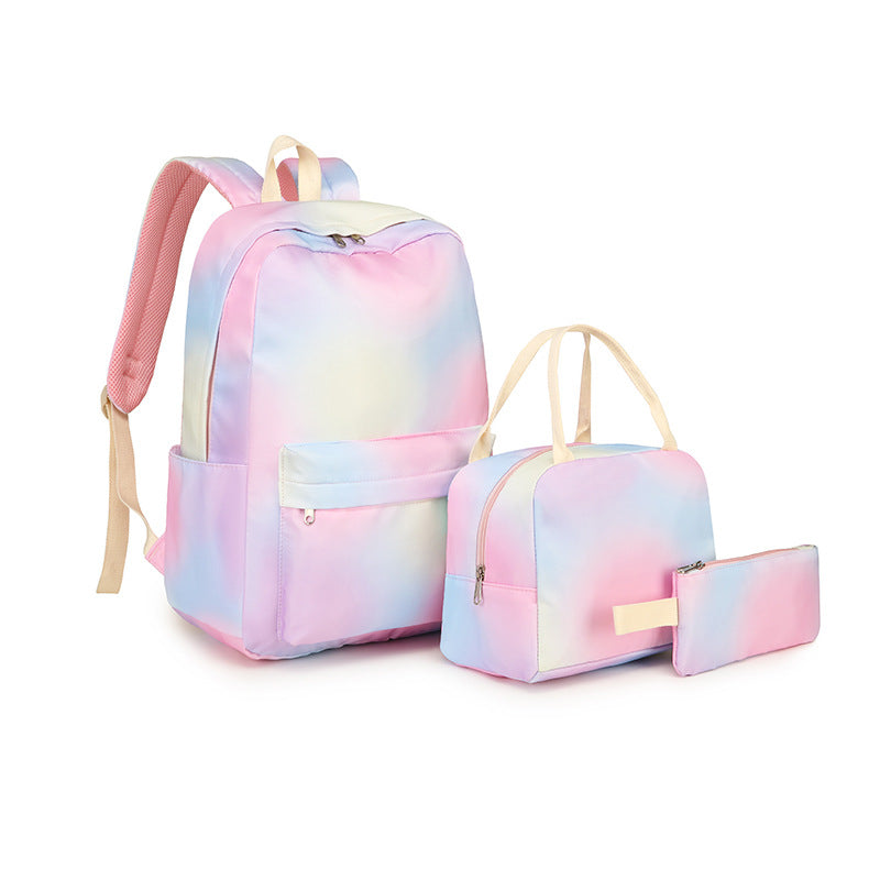 Stylish Cow Print Backpack and Accessory Set Kalsten