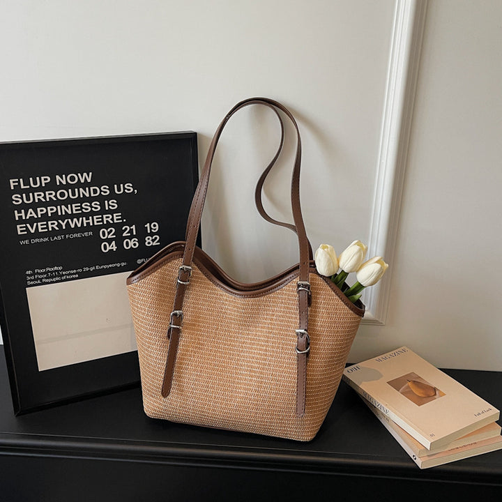 Stylish Straw Tote