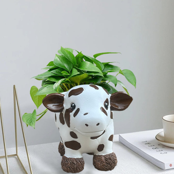 Flower pot in the shape of a cow Kalsten