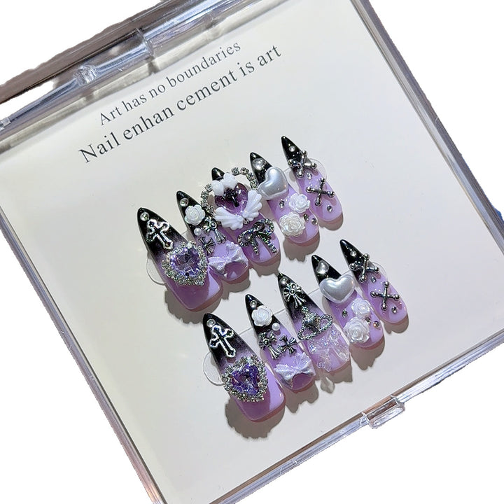 Elaborate Press-On Nail Set