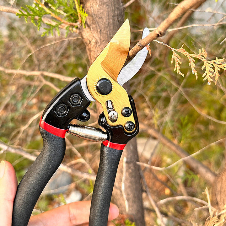 Precision bypass pruning shears with Ergonomic non-slip handles Kalsten
