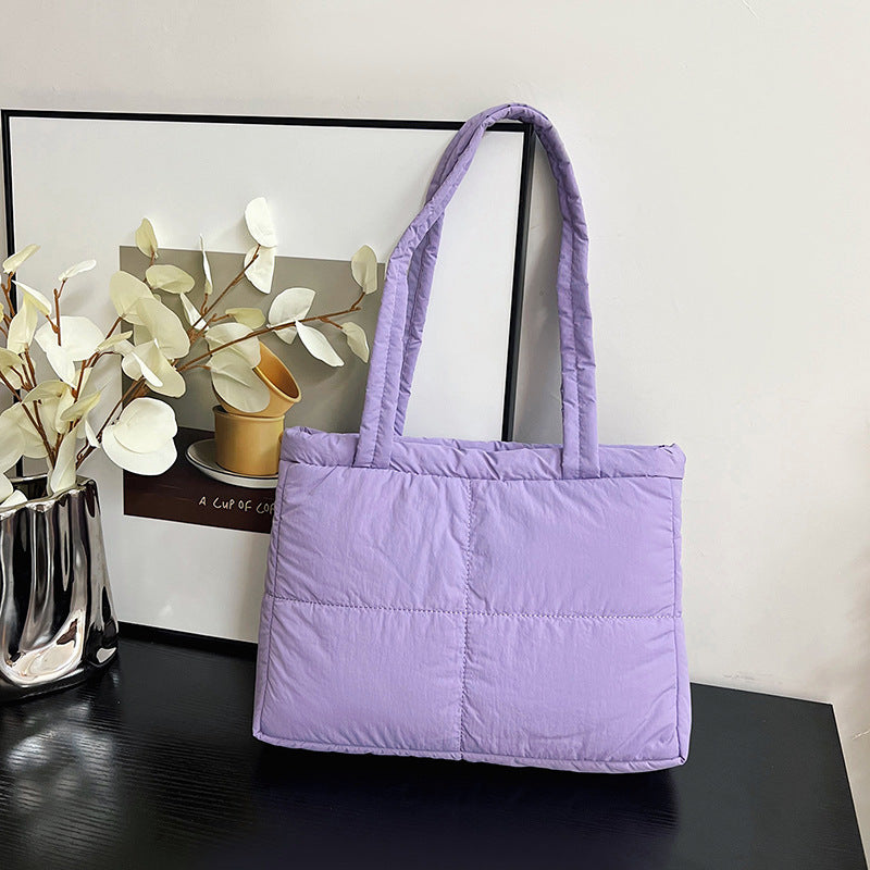 Padded Texture Tote Bag