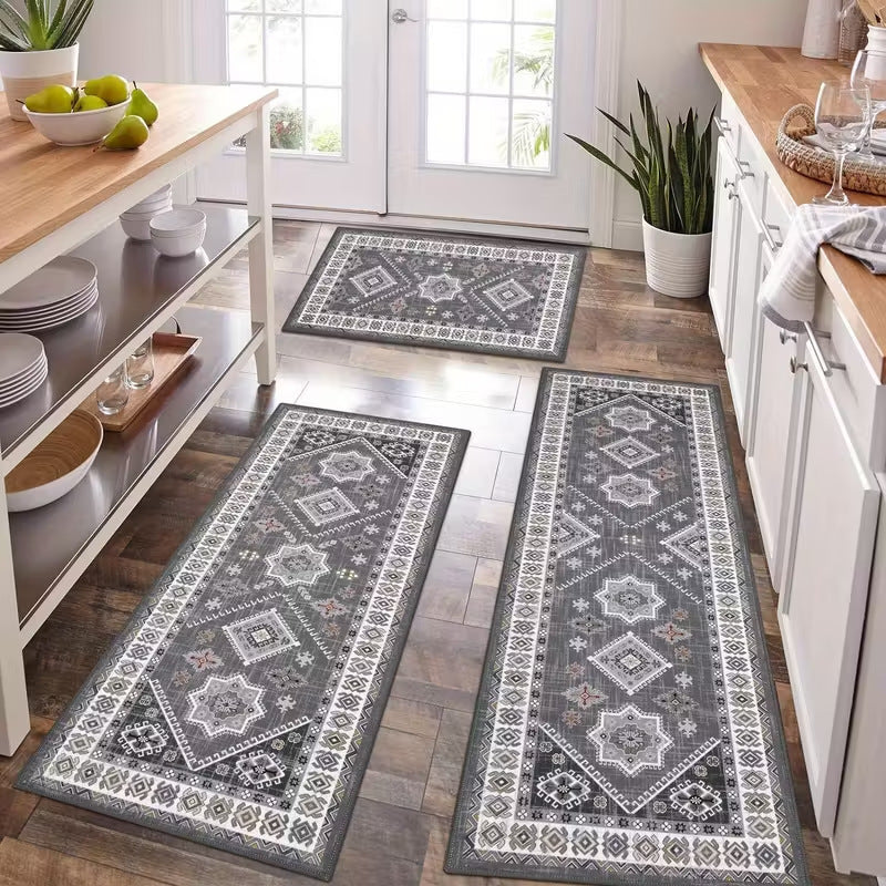 Decorative Bee-Themed Kitchen Mat