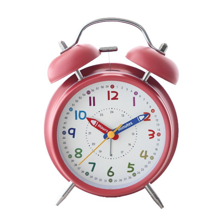 Learning clock with double bell mechanism Kalsten