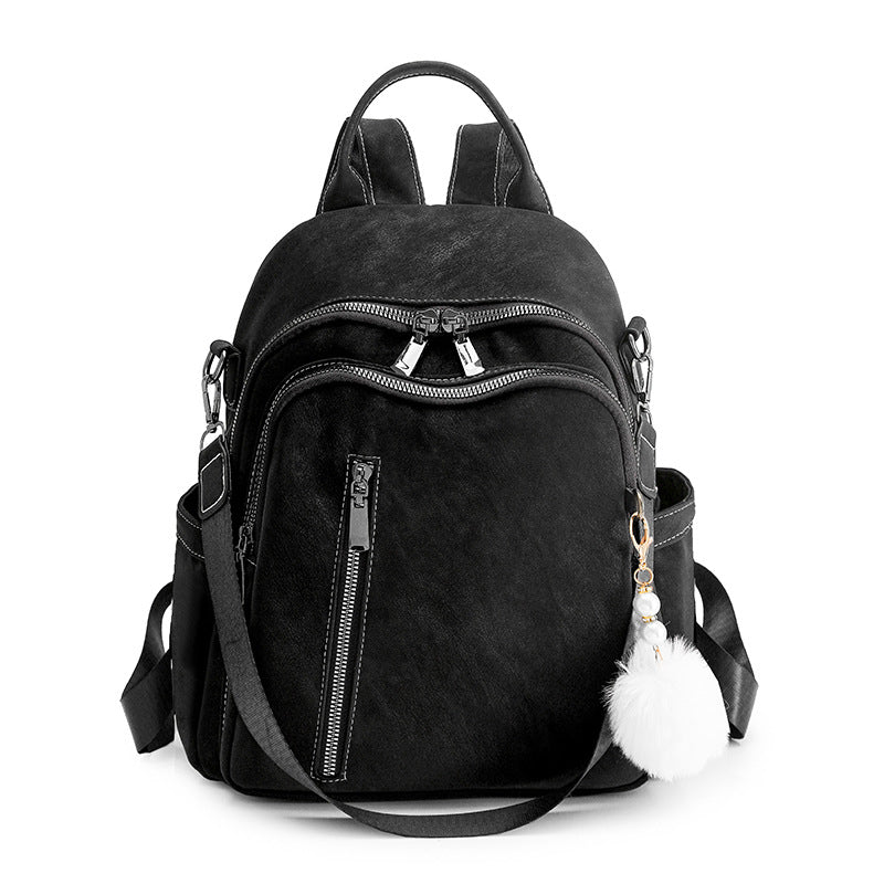 Stylish Multi-Pocket Faux Leather Backpack Kalsten