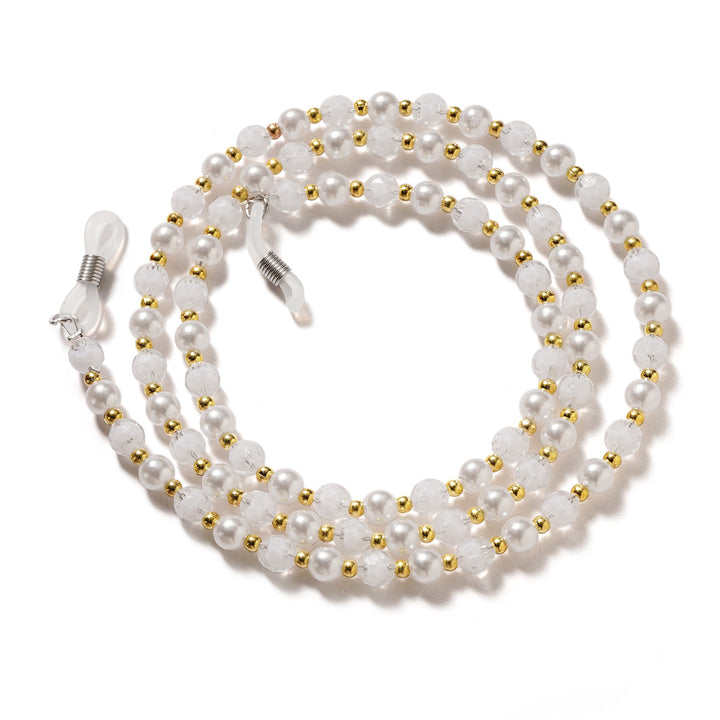 Elegant Pearl and Crystal Eyewear Chain kalsten