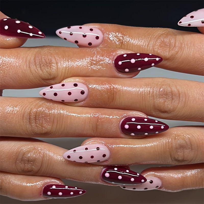 Elegant Stiletto Press-On Nail Art