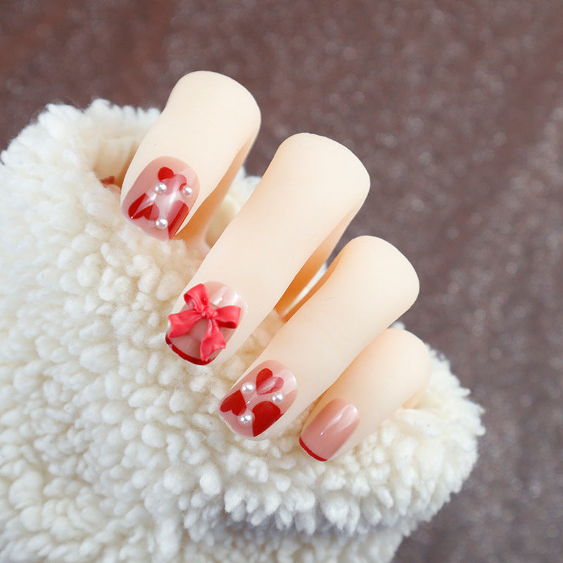 Elegant Decorative Press-On Nail Art