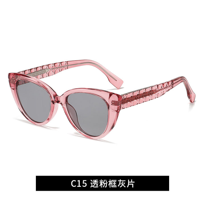 Women's Cat-Eye Sunglasses with Decorative Bridge Kalsten