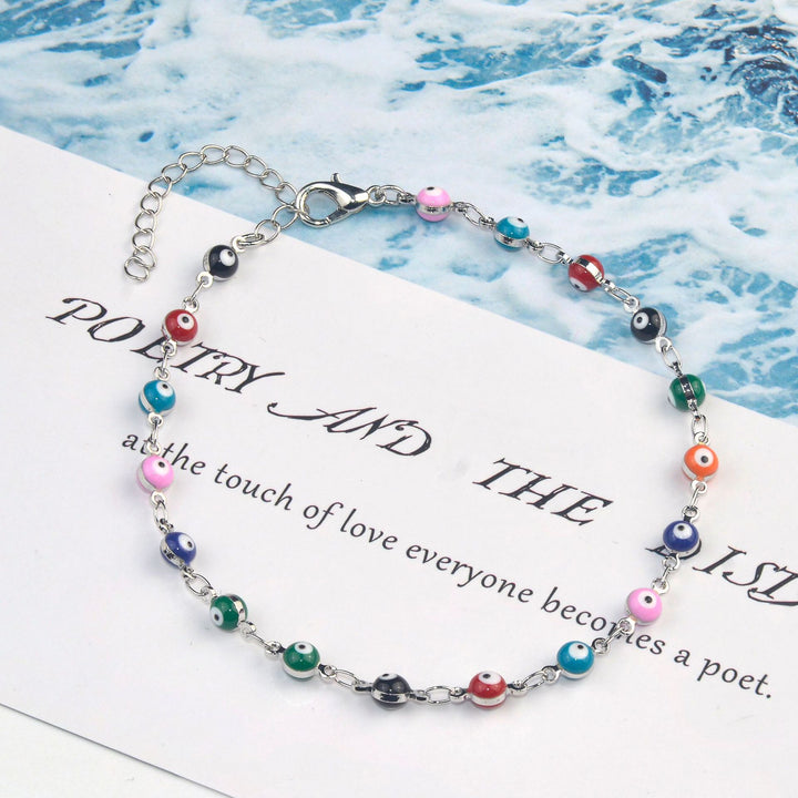 Colorful Beaded Ankle Bracelet Kalsten