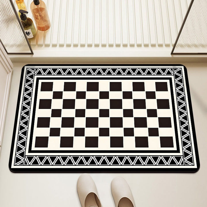 Geometric Slip-Resistant Door Mat Kalsten