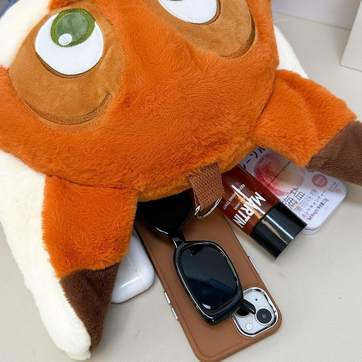 Plush backpack with cute fox design Kalsten