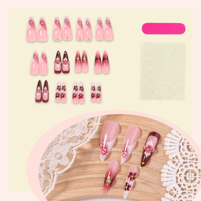 Nail Art Set with Luxurious Floral Designs Kalsten