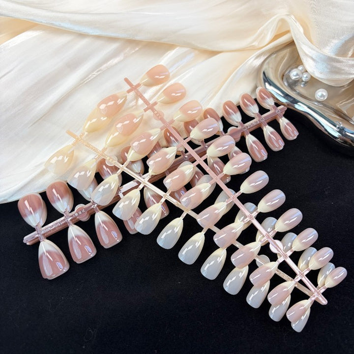 Natural Glossy Press-On Nail Set Kalsten
