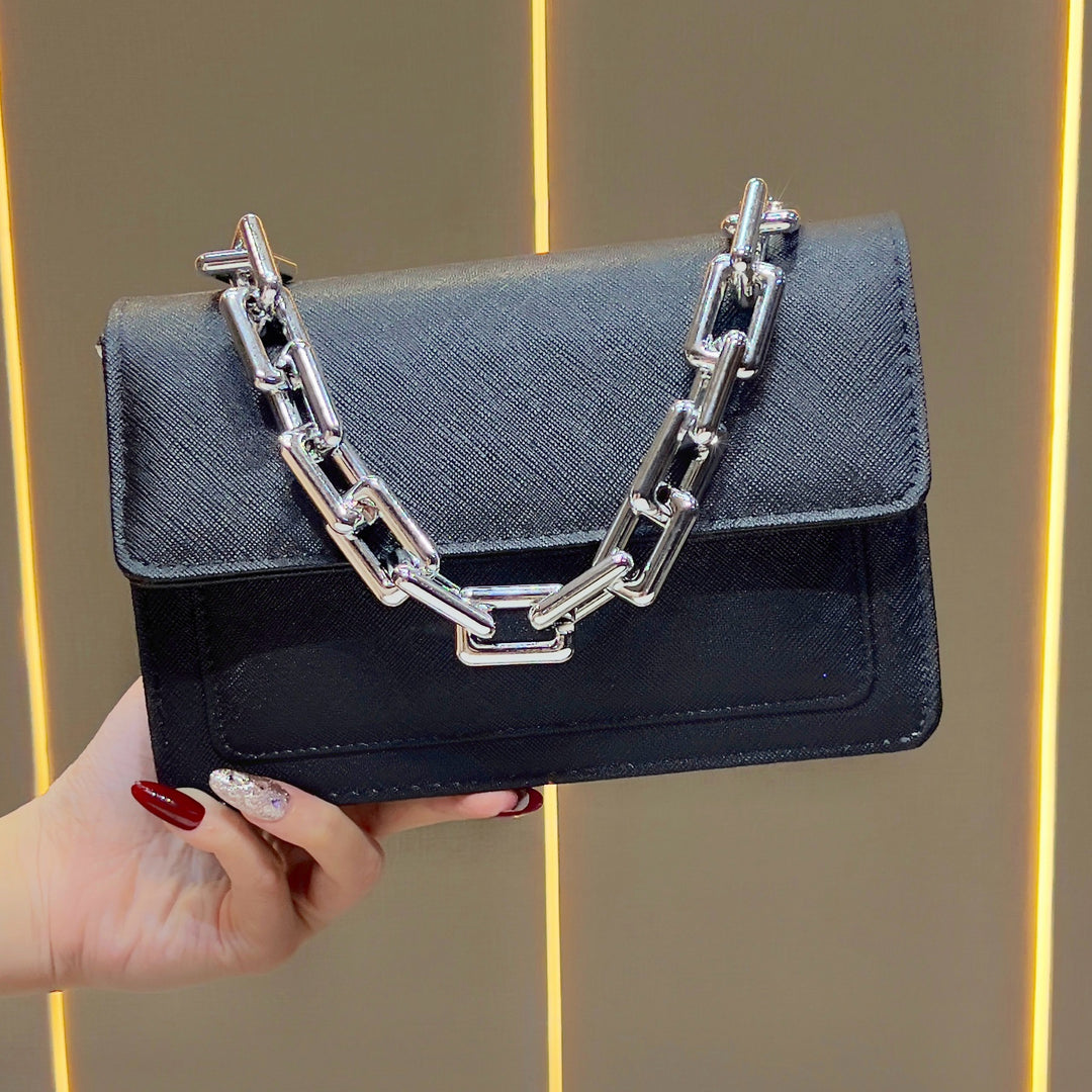 Elegant Chain-Handled Handbag