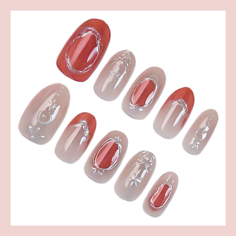 Artificial Nail Set with Glamorous Designs Kalsten
