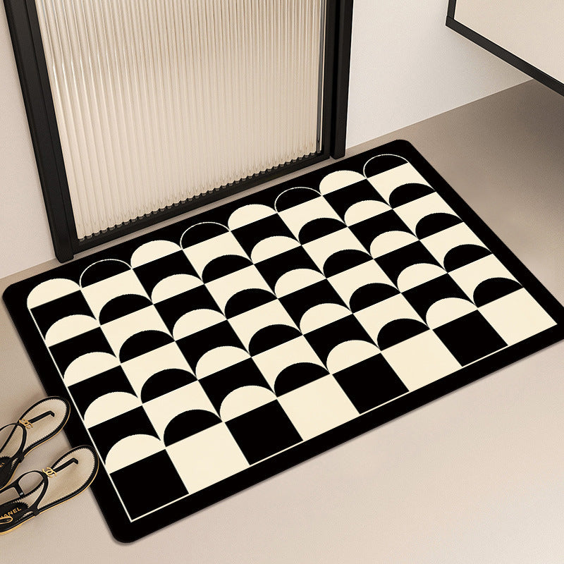 Fun Checkerboard Doormat