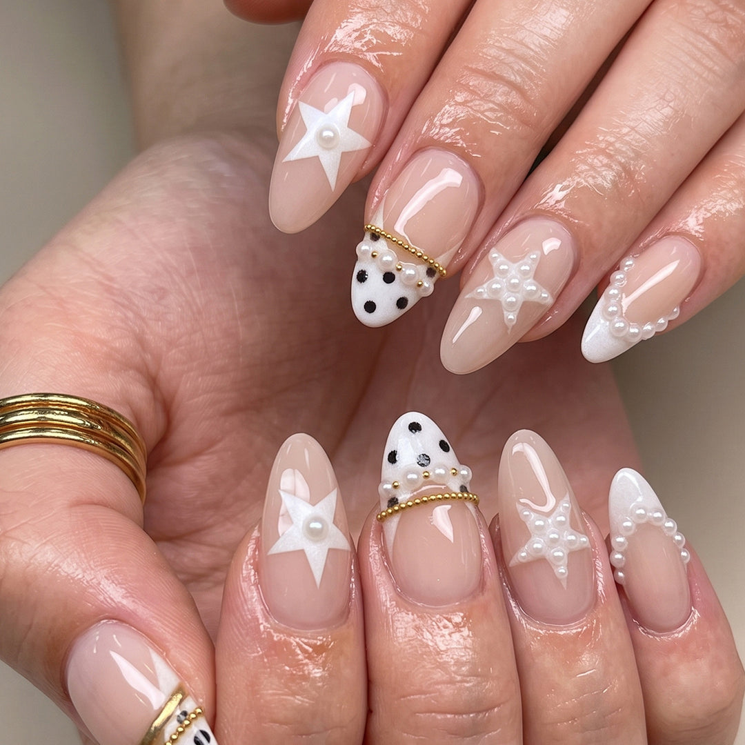 Premium Decorative Press-On Nail Set