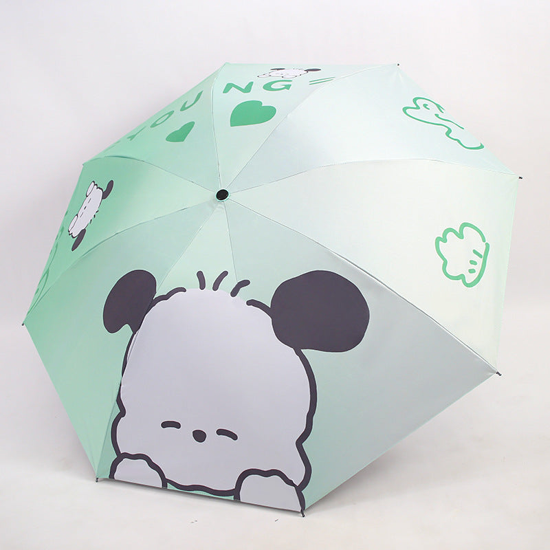 Women's Folding Kid's Umbrella with Cute Animal Designs Kalsten