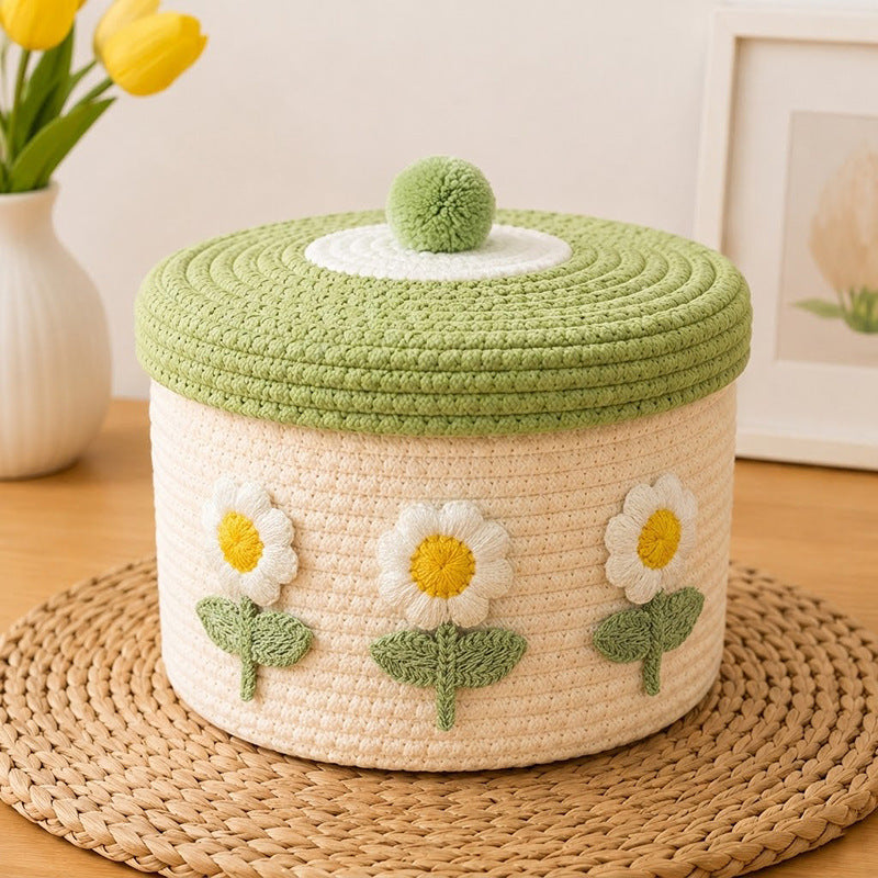 Decorative Knitted Storage Container Kalsten