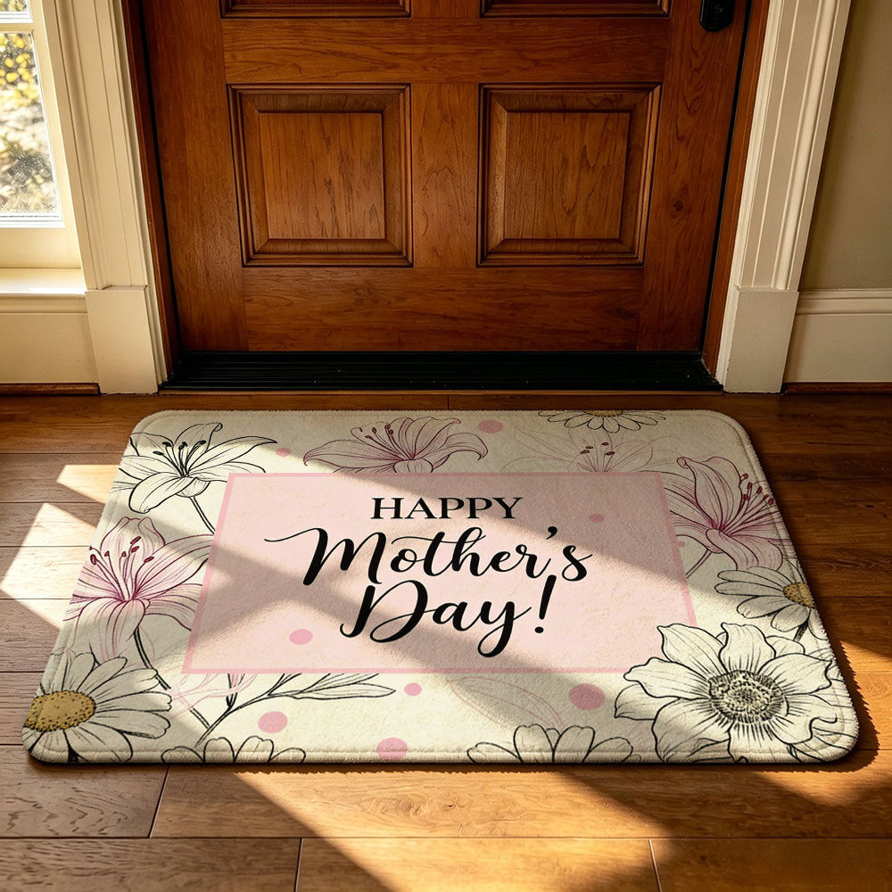 Artistic Geometric Welcome Mat