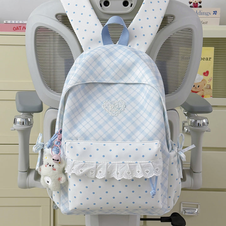 Playful Bunny-Ear Design Backpack Kalsten