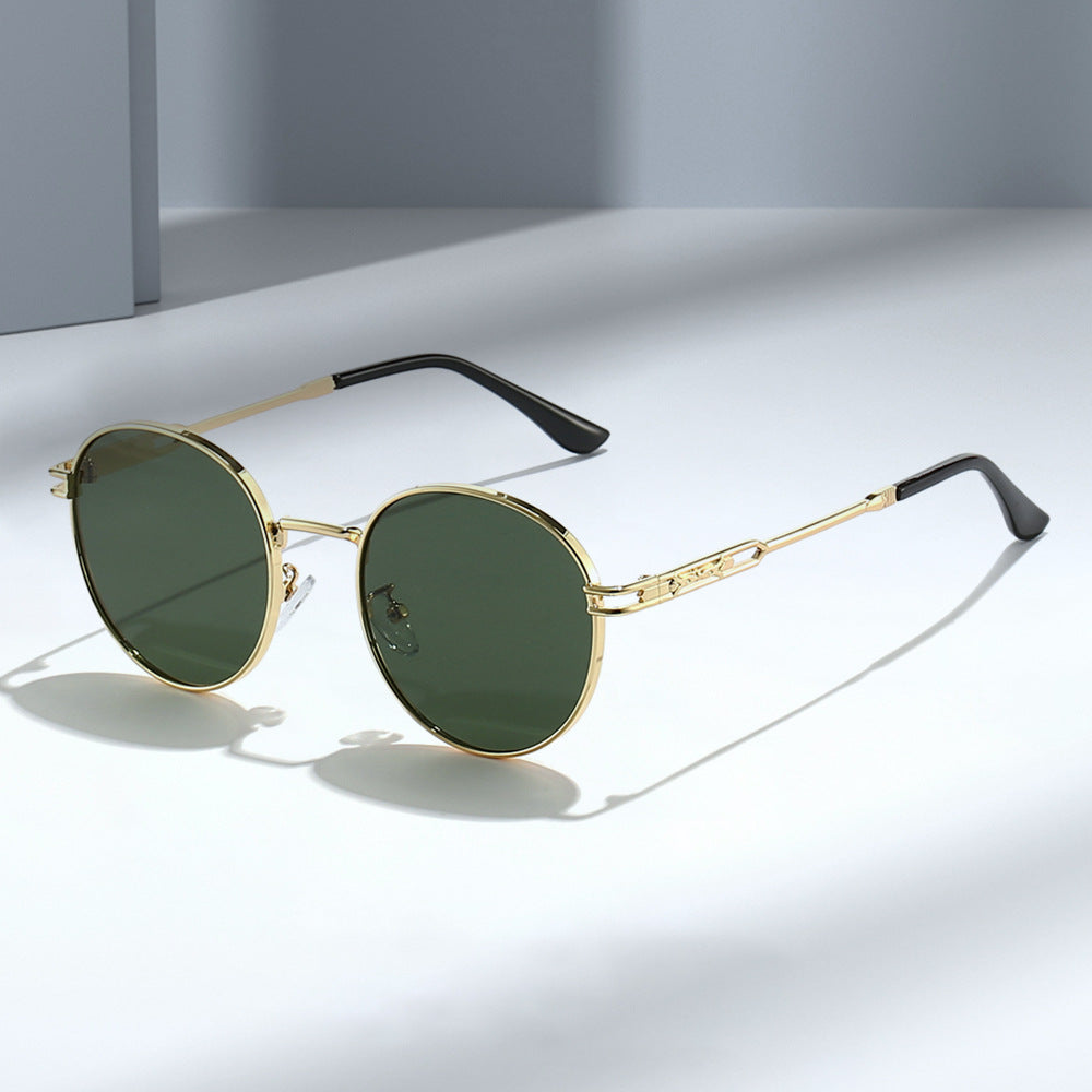 Women's Fashion Sunglasses in Minimalist Round Frame Kalsten