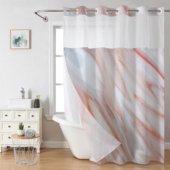 Luxury Marble Design Shower Curtain Kalsten