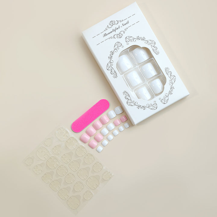 Artistic Press-On Nail Kit with Customizable Shapes kalsten