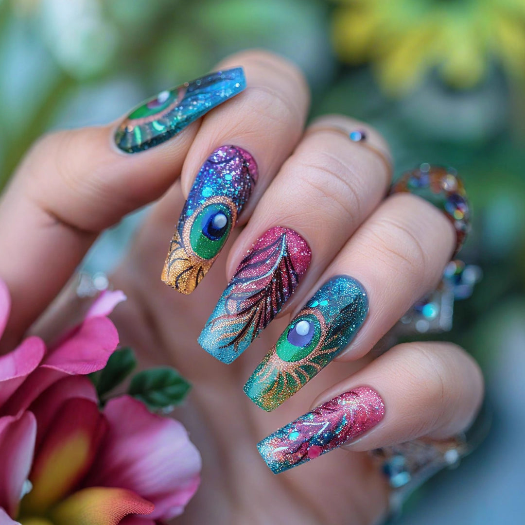 Glamorous Artificial Nail Set Kalsten