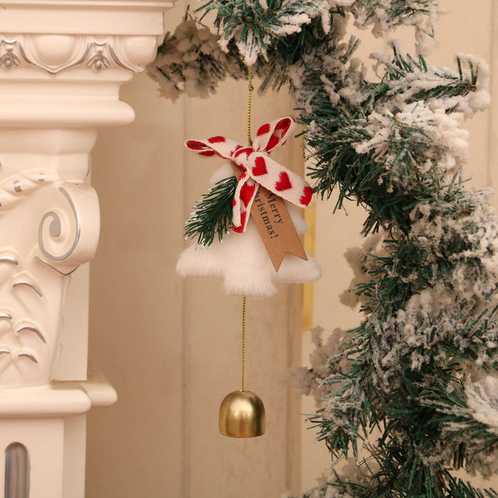 Festive Christmas Tree Ornament with Bell Kalsten