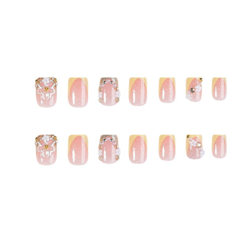 Floral 3D Nail Art Enhancements Kalsten