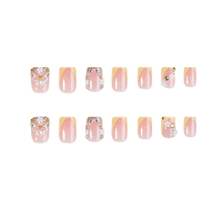 Floral 3D Nail Art Enhancements Kalsten