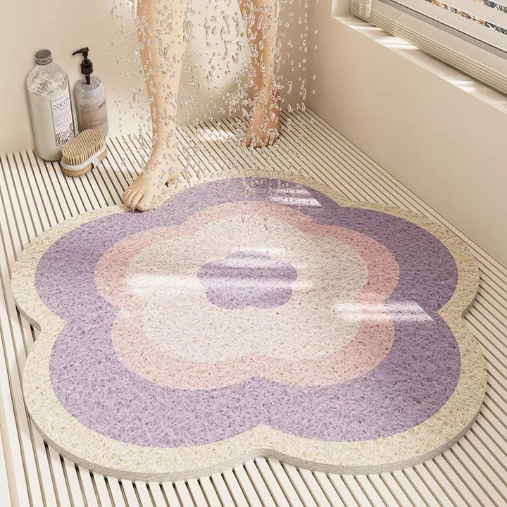 Floral Shaped Bath Mat Kalsten