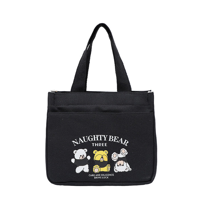 Portable Embroidered Tote Bag