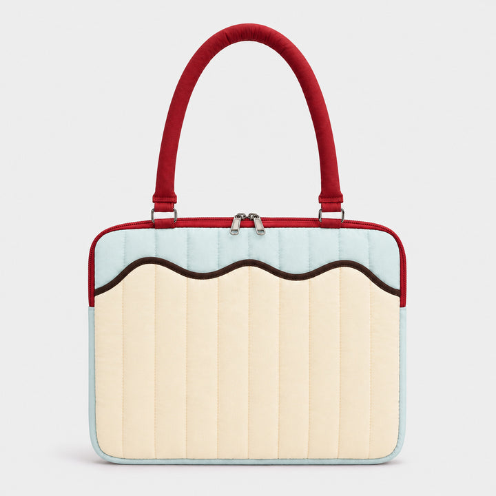 Quilted Laptop Sleeve Tote