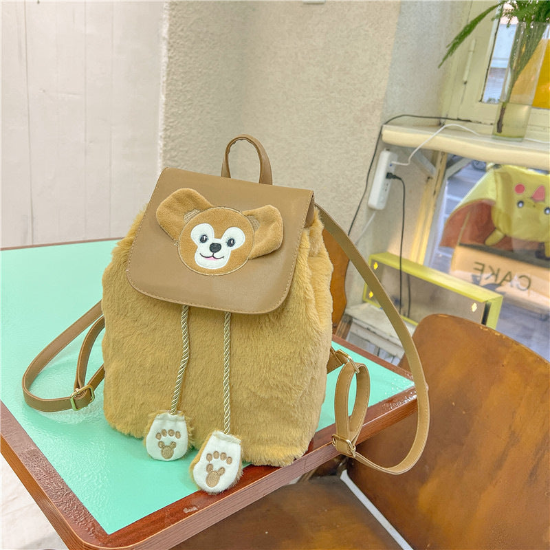 Plush backpack with animal motif Kalsten