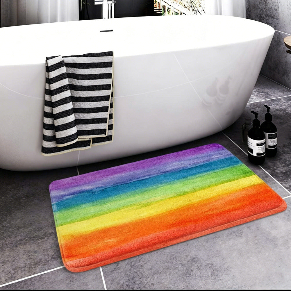 Coastal Nautical Bath Mat Kalsten